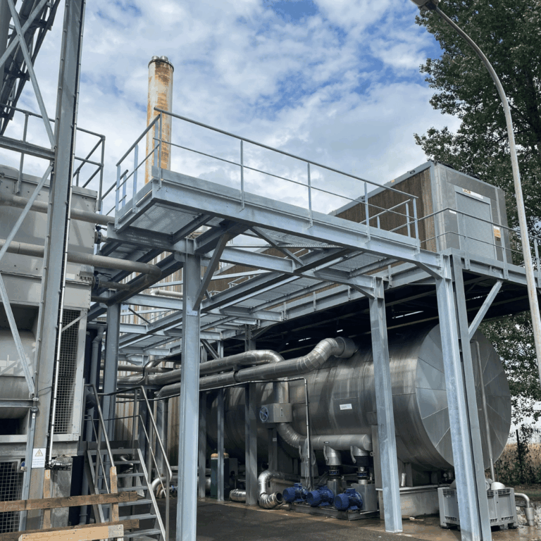 Charpente métallique chez Alsace Lait