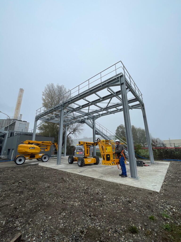 Plateforme métallique Alsace Lait