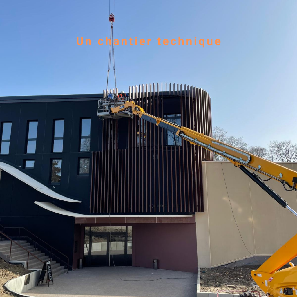 Bowling de l'Orangerie Strasbourg - bardage méatllique