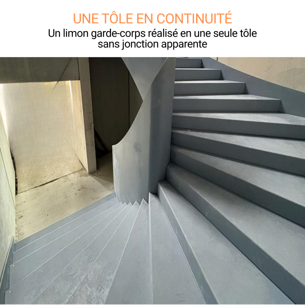 Escalier métallique à Strasbourg