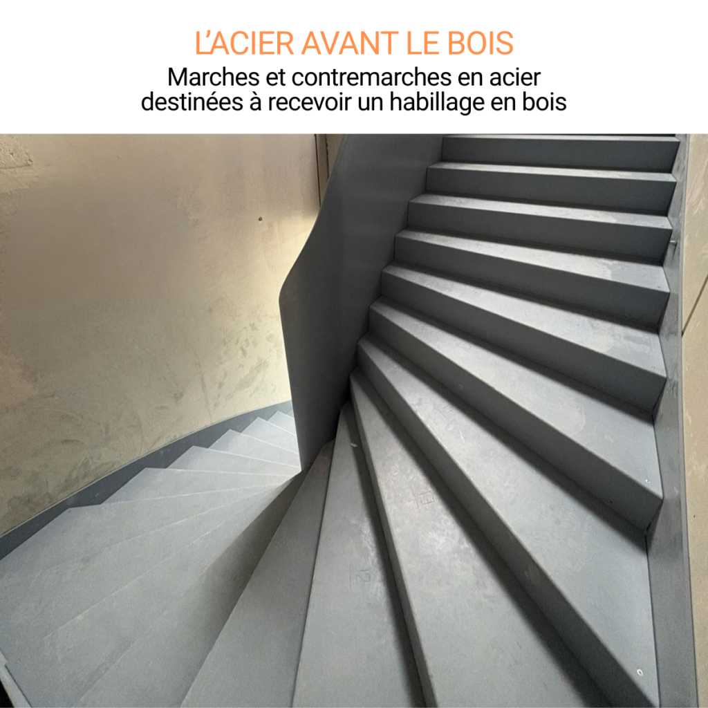 Escalier métallique à Strasbourg