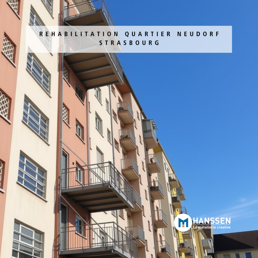 Balcon métallique rapporté